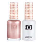 DAISY DND Georgia Peach vernis gel – bouteille avec finish chaud et brillant