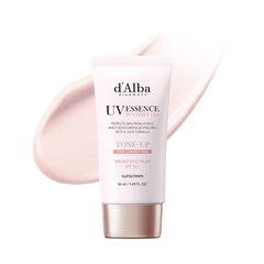 d'alba Piedmont Waterfull Serum bottle showing hydrating sunscreen protection for all skin tones.