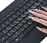 DAMMOMKO stickers clavier en verre transparent compatibles MacBook et ordinateurs portables.