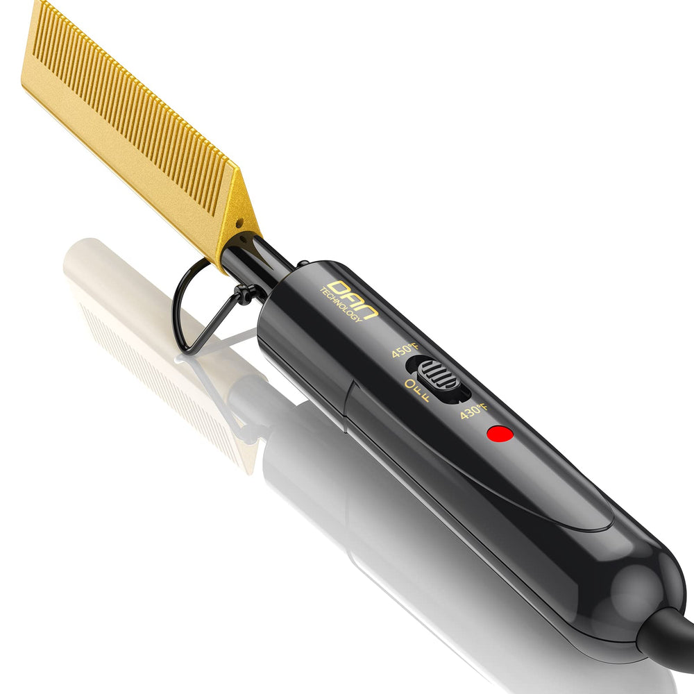 DAN Technology brosse thermique pour cheveux et perruques, lissage rapide et efficace.