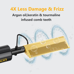 DAN Technology montre le contrôle de température haute et basse pour différents cheveux.