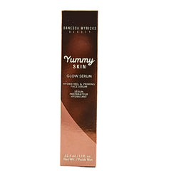 Danessa Myricks Yummy Skin Glow Serum, flacon rose lumineux, hydratation instantanée et base maquillage.