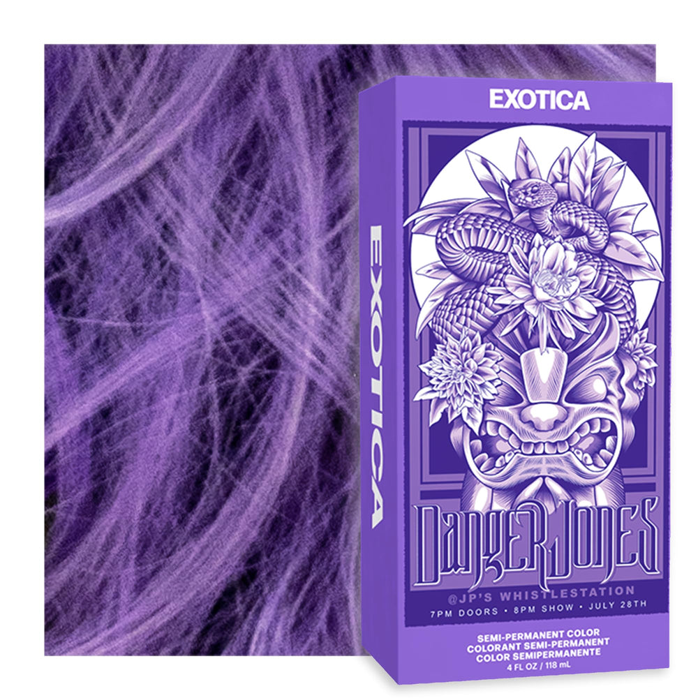Danger Jones Exotica Violet Clair – bouteille prête à l’emploi et couleur vive