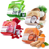 Dapoprren savon loofah curcuma, exfoliation légère pour le visage