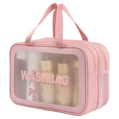 DAPOWER sac toilette voyage Rose XL, grande capacité pour vos produits de beauté