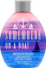 Lotion Somewhere on a Boat DARK TANS EXCLUSIVE, bronzage intérieur sans bronzer, parfum coco-ananas