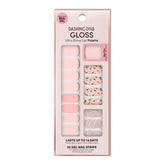 Dashing Diva Feeling Flush sur ongle, autocollants gel, fini brillant et longue tenue
