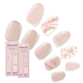 Dashing Diva Gloss Nail Strips cristal clair: rendu brillant et rapide pour une manucure nette.