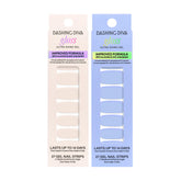 Dashing Diva Gloss Strips Birdie bleu ciel, fini gel brillant durable sur ongles.