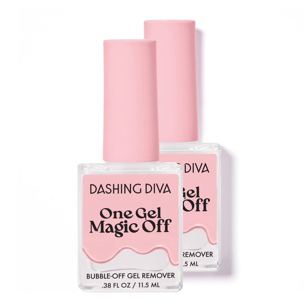 Dashing Diva Magic Off: bouteille dissolvant gel One Gel pour un retrait rapide.