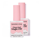 Dashing Diva Magic Off: bouteille dissolvant gel One Gel pour un retrait rapide.