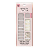 Dashing Diva: ongles alignés avec gloss brillant et durable.
