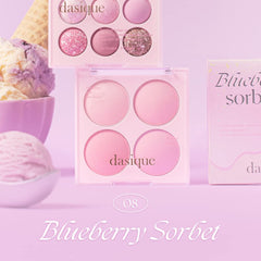 Dasique Blending Mood Cheek #08 Quatre Nuances Velours — rendu velouté naturel