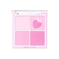 Dasique blush 4 teintes végane Berry Smoothie, idéal pour créer des looks variés