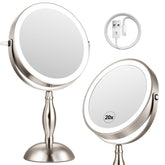 Miroir DASLAVA 20x avec lumière pour un maquillage précis