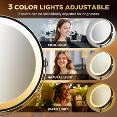 Éclairage triple couleur adapté à l’ambiance et à l’environnement.