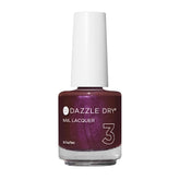 Dazzle Dry Vernis Prune Épicée: couleur prune avec lueur rose pour une manicure durable
