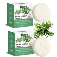 DBEAUTYM savon cheveux romarin – lot de deux pour nettoyage en douceur et éclat.