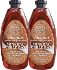 Dead Sea Collection bain moussant coco dans bouteille, hydratation durable