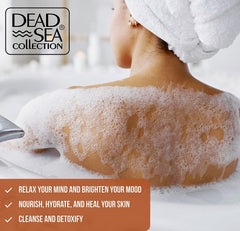 Dead Sea Collection mousse coco généreuse pour bain relaxant sur peau