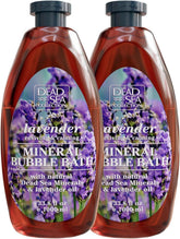 Dead Sea Collection bain moussant lavande – bouteille hydratante pour tous les types de peau.