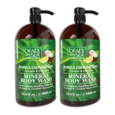Gel douche Dead Sea Collection en bouteille, hydratation légère et parfum frais