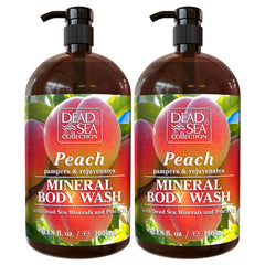 Gel douche Dead Sea Collection pêche — bouteille 1, hydratation durable et minéraux Mer Morte.