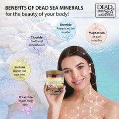 Parfum aromatique durable du gommage Dead Sea Collection pour une sensation agréable.