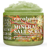 Dead Sea Collection gommage sel eucalyptus – grains exfoliants pour peau plus lisse et nourrie.