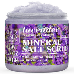 Dead Sea Collection gommage sel lavande corps, exfoliation douce et revitalisante
