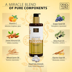 Huile Dead Sea Collection graines de raisin, hydratation et protection