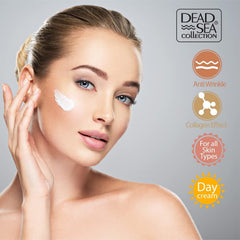 Dead Sea Collection Jour Crème Visage: application matinale douce et sensorielle.