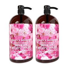 Dead Sea Collection Lave‑corps cerise bouteille nettoie et hydrate la peau