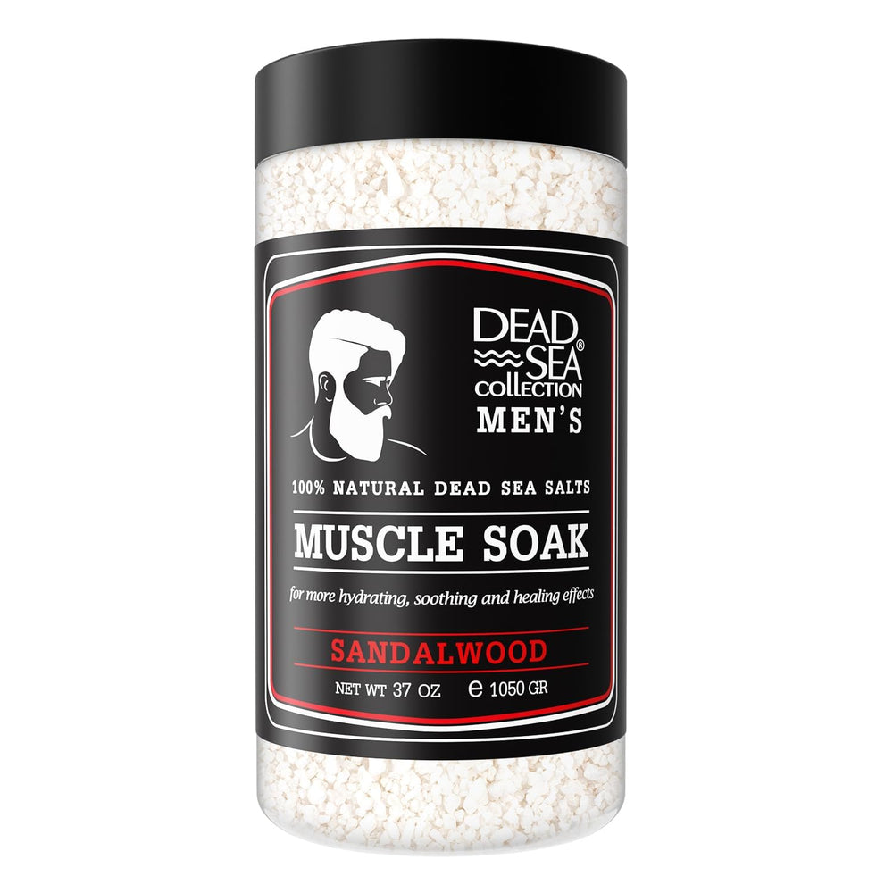 Dead Sea Collection Sels de bain homme santal bocal: apaise muscles et tension.