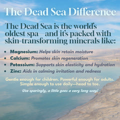 Dead Sea Warehouse minéraux marins, équilibre cutané et éclat naturel.