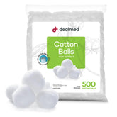 Boules coton Dealmed pour visage, douceur et absorption lors du soin quotidien.