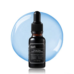 DearKlairs Midnight Blue flacon apaisant pour peau sensible et réactive.