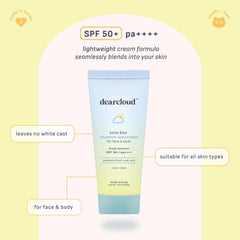 Dearcloud Tone Blur Essence texture hydratante et apaisante offrant une fraicheur durable.