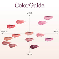 Finition aquarelle Petal Drop Blush Barely pour un look frais.