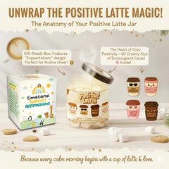 DEARMINE illustrations latte sur le pot, design chaleureux.