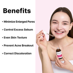 DearMYDEW Sérum Niacinamide 12% et Zinc PCA 1% – Pores resserrés, contrôle du sébum, absorption rapide