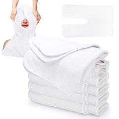DEAYOU serviettes visage pack six offrant une couverture complète pour les soins professionnels