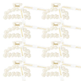 DEEKA pinces-cheveux-perles-ruban-3-pouces, élégant accessoire pour demoiselle d'honneur.