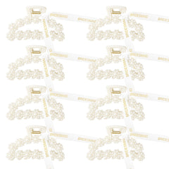 DEEKA pinces-cheveux-perles-ruban-3-pouces, élégant accessoire pour demoiselle d'honneur.