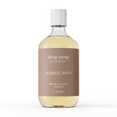 Deep Steep Bain Moussant Brun Sucre Vanille – bouteille prête pour un rituel spa doux