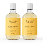 Deep Steep Bain Moussant Grapefruit Bergamot, bouteille: expérience rafraîchissante et parfumée