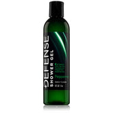 Defense Soap: gel douche Menthe Poivrée et Arbre à Thé, bouteille fraîche.
