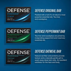 Defense Soap savon-barre-sans-parfum: soin naturel sans parfum pour peau sensible.