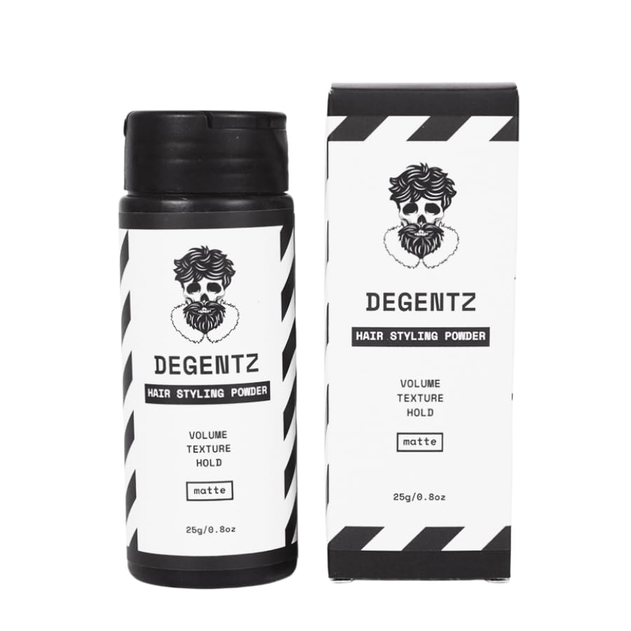 DEGENTZ poudre coiffante grand format – application simple pour du volume durable