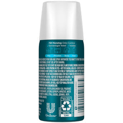 Lot de six déodorants Degree, format voyage pratique pour déplacements.